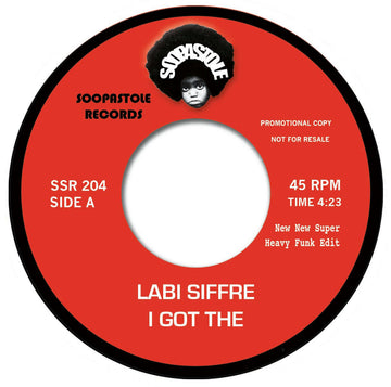 Labi Siffre / Banbarra - Soopastole Edits Vol. 4 - Artists Labi Siffre / Banbarra Style Soul Release Date 3 May 2024 Cat No. SSR204 Format 7