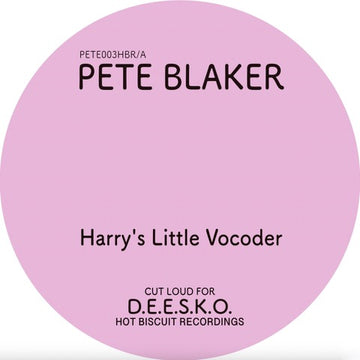 Peter Blaker - Harry's Little Vocoder Vinly Record