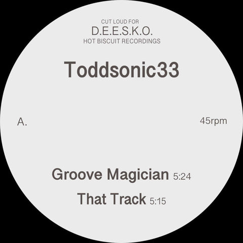 Toddsonic33 - Groove Magician - Artists Toddsonic33 Genre Chicago House Release Date 8 Mar 2024 Cat No. T01HBR Format 12" Vinyl - Hot Biscuit Recordings - Hot Biscuit Recordings - Hot Biscuit Recordings - Hot Biscuit Recordings - Vinyl Record