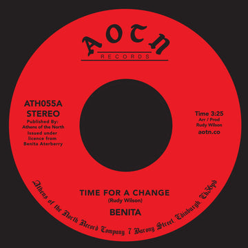 Benita - Time for a Change - Artists Benita Genre Disco, Reissue Release Date 1 Jan 2017 Cat No. ATH055 Format 7