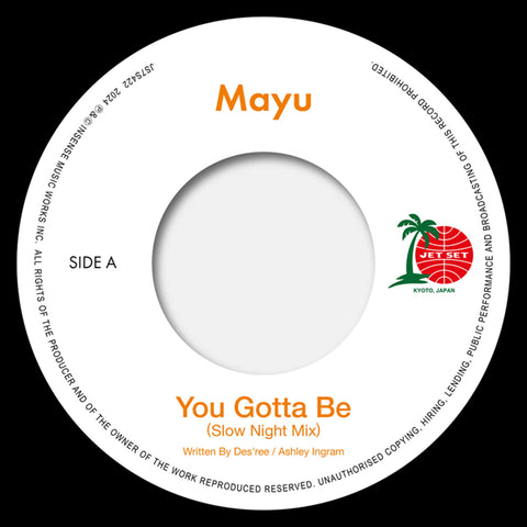 マユ - You Gotta Be (スローナイトミックス) / Eh Eh [Nothing Else I Can Say] [Lovers Reggae Mix] - Vinyl Record