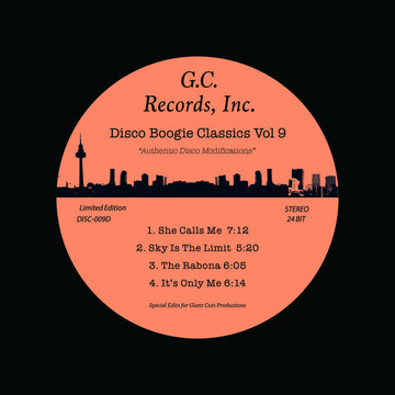 Various - Disco Boogie Classics Vol 9 - Artists Disco Boogie Classics Genre Disco Edits Release Date 1 Jan 2017 Cat No. DISC009 Format 12