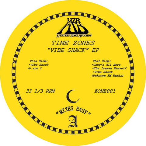 Time Zones - Vibe Shack - Artists Time Zones Genre Deep House Release Date 1 Jan 2019 Cat No. ZONE001 Format 12" Vinyl - Mystery Zone Records - Mystery Zone Records - Mystery Zone Records - Mystery Zone Records - Vinyl Record