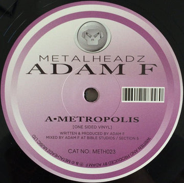 Adam F - Metropolis Vinyl Vinly Record