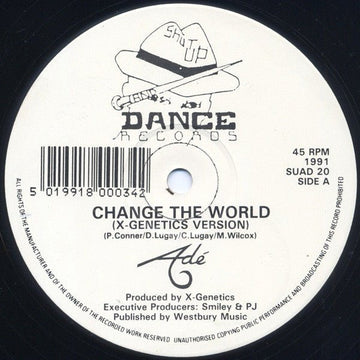 Adé - Change The World Vinyl Vinly Record