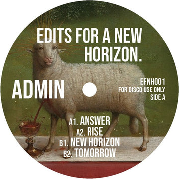 Admin - Edits For A New Horizon Vol. 1 Vinyl Vinly Record