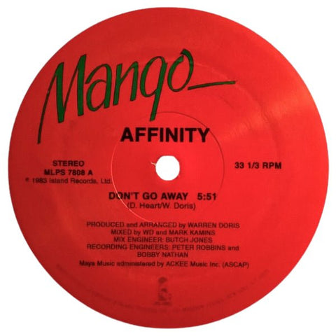 Affinity - Don't Go Away Vinyl - Vinyl Record