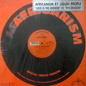 Africanism By Liquid People - Love Is The Answer / The Dragon Vinyl Vinly Record
