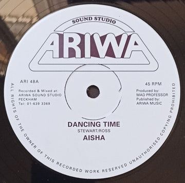 Aisha - Dancing Time / The Creator Vinyl Vinly Record