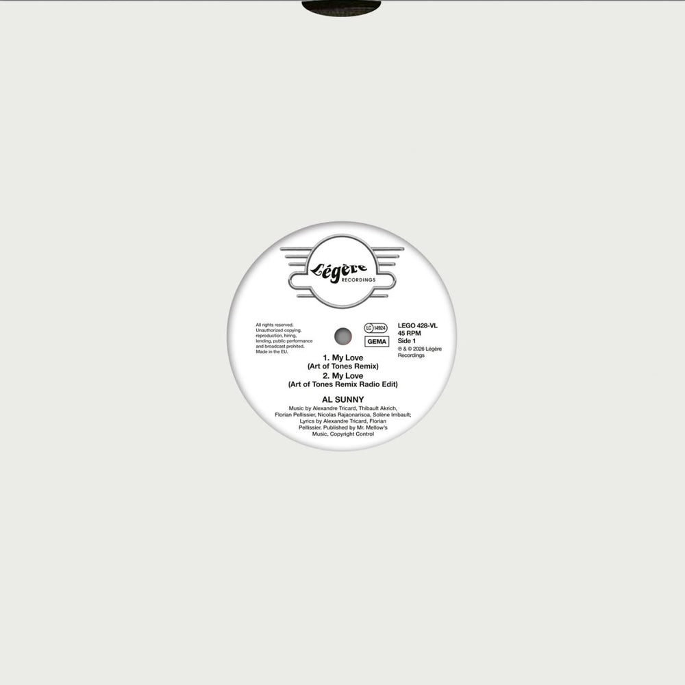 Al Sunny - My Love (Remixes) Vinyl