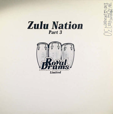 Alan Barratt - Zulu Nation Part 3 Vinyl Vinly Record