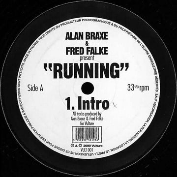 Alan Braxe & Fred Falke - Running Vinyl Vinly Record