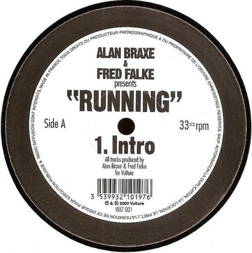 Alan Braxe & Fred Falke - Running Vinyl Vinly Record