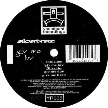 Alcatraz - Giv Me Luv Vinyl Vinly Record