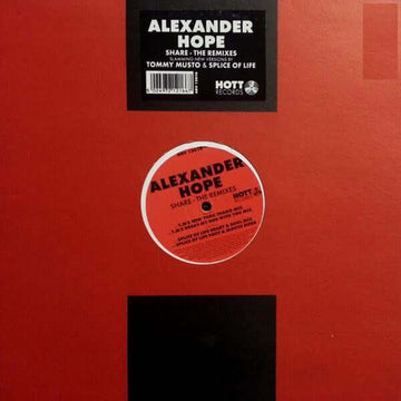 Alexander Hope - Share - The Remixes Vinyl Vinly Record