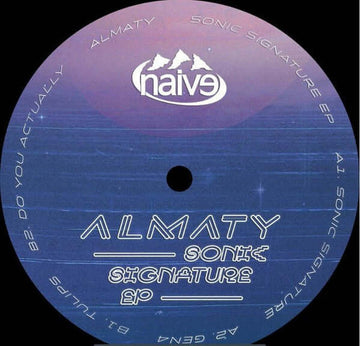 Almaty - Sonic Signature Vinyl Vinly Record