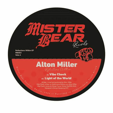 Alton Miller - Reflections Within EP Vinyl Vinly Record