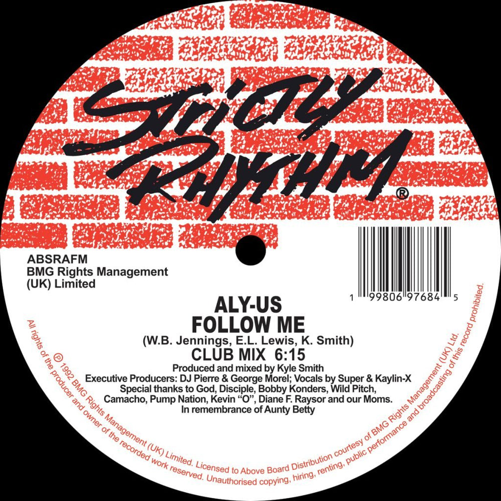 Aly - Us - Follow Me Vinyl