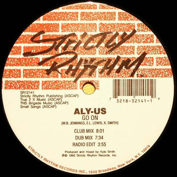 Aly - Us - Time Passes On / Go On Vinyl Vinly Record