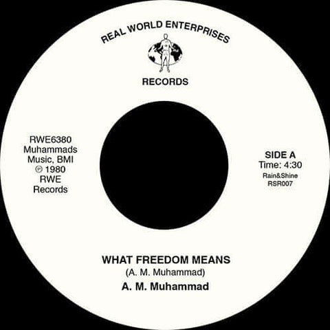 A.M. Muhammad - What Freedom Means / Tenderly Vinyl - Vinyl Record