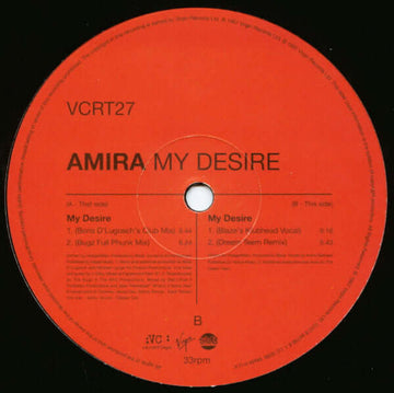 Amira - My Desire Vinyl Vinly Record