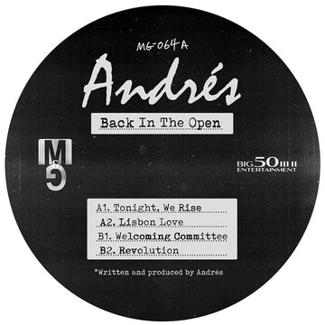 Andrés - Back In the Open Vinyl Vinly Record