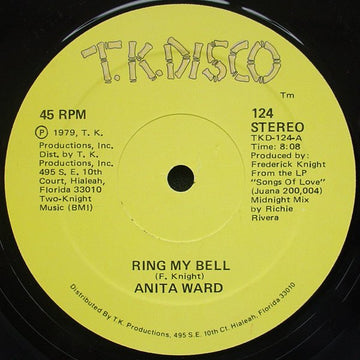 Anita Ward - Ring My Bell Vinyl Vinly Record