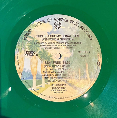 Ashford & Simpson - Stay Free Joe Claussell Edit Vinyl - Vinyl Record