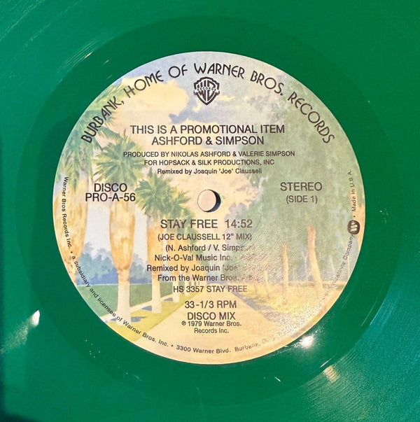 Ashford & Simpson - Stay Free Joe Claussell Edit Vinyl