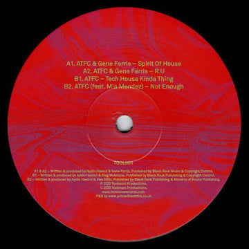 ATFC & Gene Farris - Spirit Of House Vinyl Vinly Record