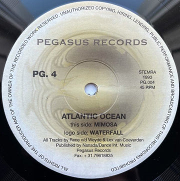 Atlantic Ocean - Waterfall Vinyl Vinly Record