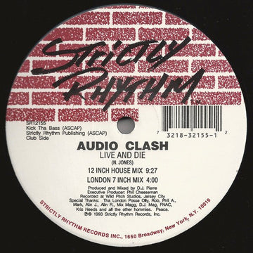 Audio Clash - Live And Die Vinyl Vinly Record