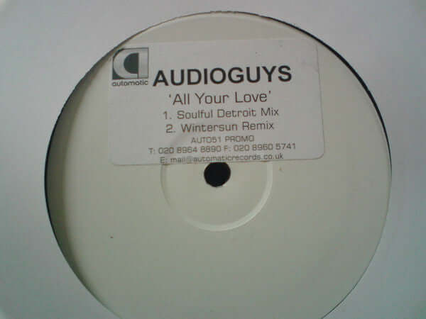 Audioguys - All Your Love Vinyl