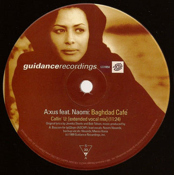 A:xus Feat. Naomi - Baghdad Café Vinyl Vinly Record