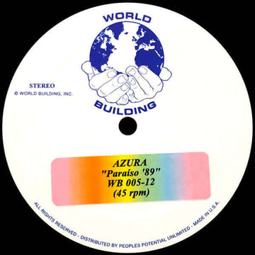 Azura - Paraiso 89 Vinyl Vinly Record