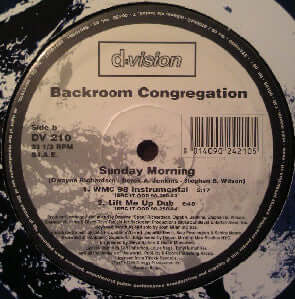 Backroom Congregation - Sunday Morning Vinyl