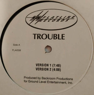 Backroom Productions - Trouble Vinyl Vinly Record