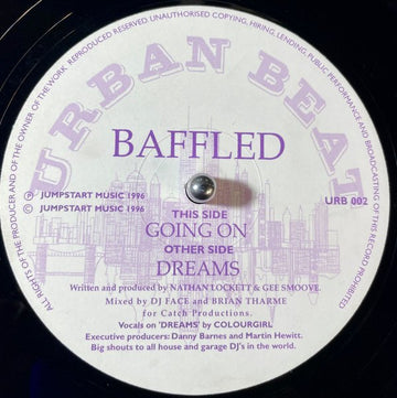 Baffled - Going On / Dreams Vinyl Vinly Record