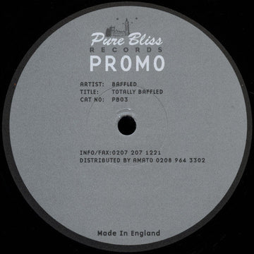 Baffled - Totally Baffled Vinyl Vinly Record