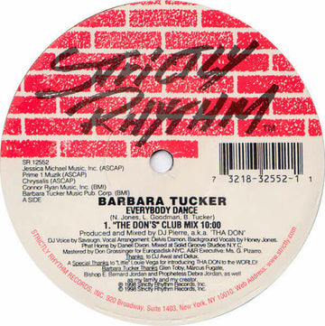Barbara Tucker - Everybody Dance Vinyl Vinly Record