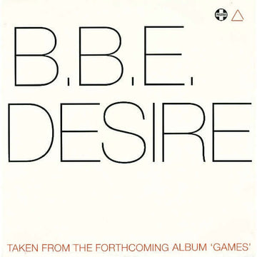 B.B.E. - Desire Vinyl Vinly Record