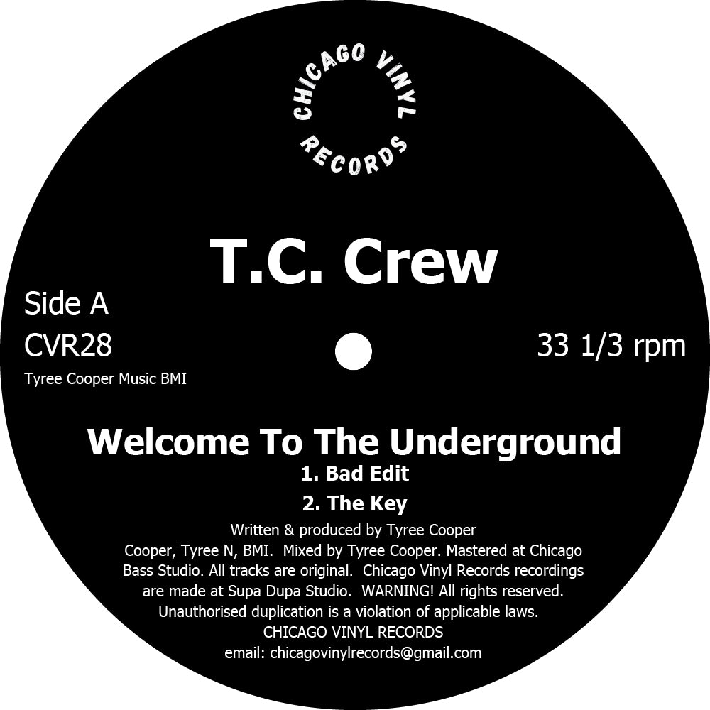 T.C. Crew - Welcome To The Underground - release artwork