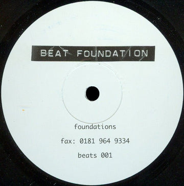 Beat Foundation - Foundations Vinyl Vinly Record