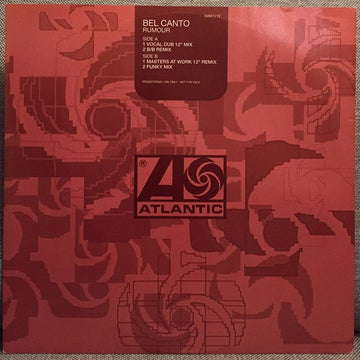 Bel Canto - Rumour Vinyl Vinly Record
