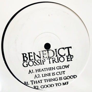 Benedict - Gossip Trio EP Vinyl Vinly Record