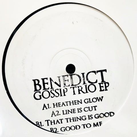 Benedict - Gossip Trio EP Vinyl - Vinyl Record