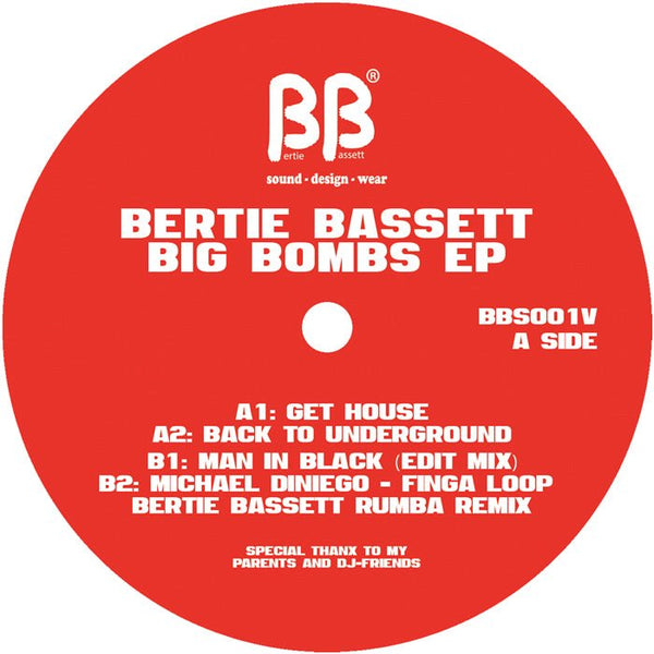 Bertie Bassett - Big Bombs EP Vinyl