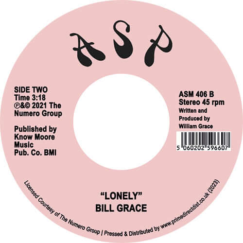 Bill Grace - Chances Go Round / Lonely Vinyl