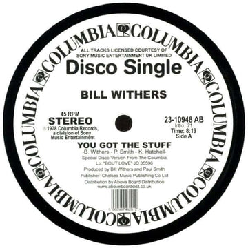 Bill Withers - You Got The Stuff Vinyl Vinly Record