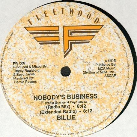 Billie - Nobody's Business Vinyl